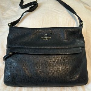 KATE SPADE Shoulder Bag, black leather